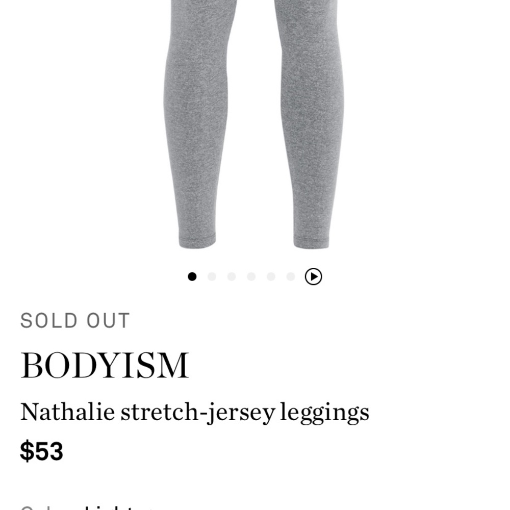 Bodyism grey leggings